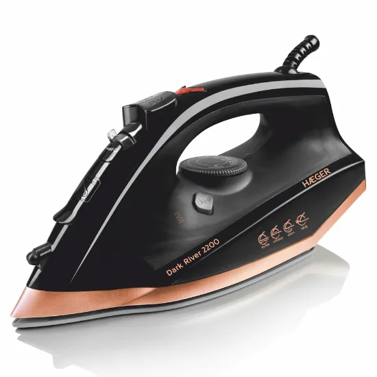 Ferro de engomar preto