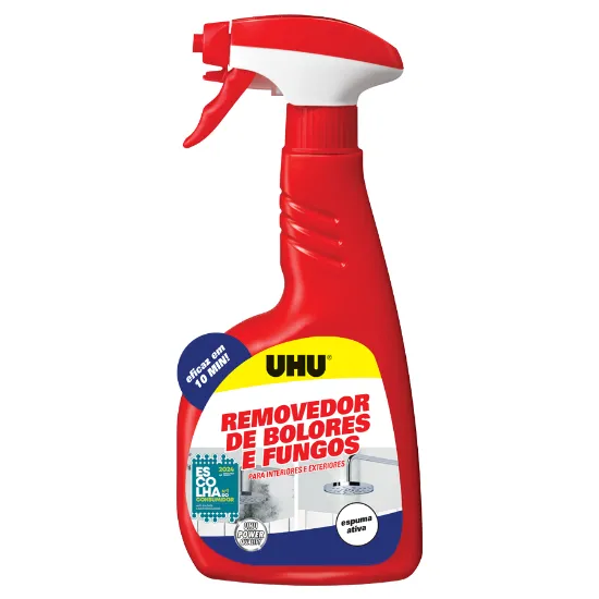 Removedor de bolores e fungos UHU em embalagem vermelha