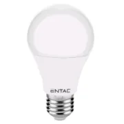 Lâmpada led da marca Entac com 10 Watts, casquilho E27, 950 Lm e cor 4000K, do tipo A60