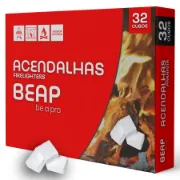 Acendalhas brancas de parafina da BEAP ideias para bbq, lareiras, ignição de fogo e pode ser usada no interior e no exterior.