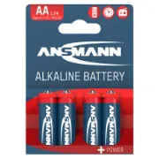 Blister de 4 pilhas LR6 Alcalina ANSMANN