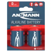 Pack de duas pilhas D LR20 da marca Ansmann modelo RED