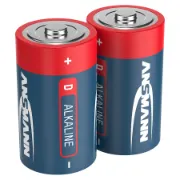 2 pilhas red azuis e vermelhas da marca Ansmann