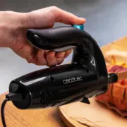 Equipada para evitar que as lâminas sejam ativadas acidentalmente