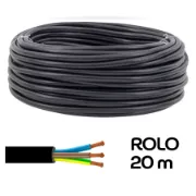 Rolo de Cabo FVV 3x1,5 preto