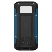 Powerbank com 10000mAh, com carregamento de equipamentos via wireless e com lanterna incluída