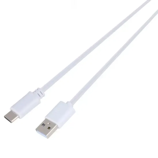 Cabo de carregamento USB - USB-C branco com 2 metros de comprimento