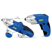 A aparafusadora pode ser usada em formato berbequim ou formado longo