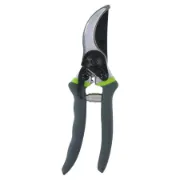 Tesoura de poda ideal para jardinagem com 21cm cinzenta e verde