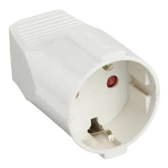 Ficha fêmea branca 2P+T