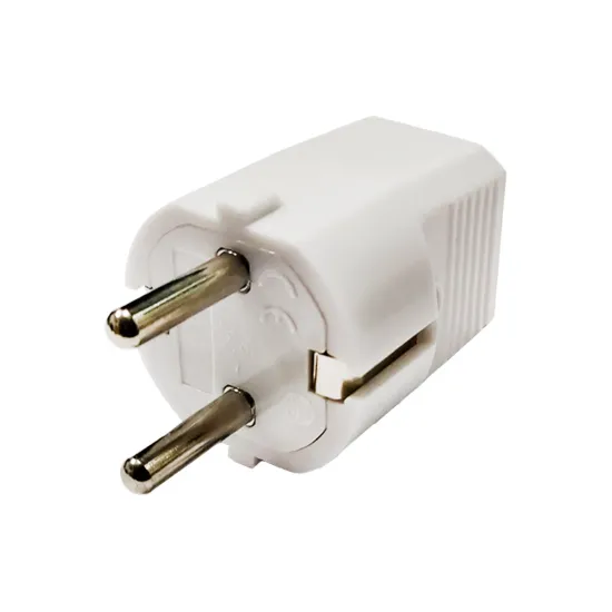 Ficha macho branca 16A 2P+T