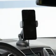 Suporte Auto universal com ventosa e carregamento wireless
