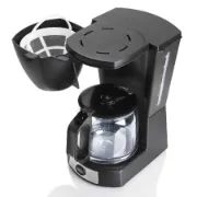 Máquina de café com filtro reutilizável e lavável