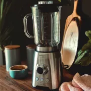 Liquidificador com interruptor de segurança e Controlo de velocidade variável