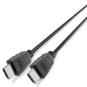 Cabo Hdmi 2.0 preto com 1 metro de comprimento da marca GRUNDIG
