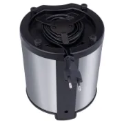 Espremedor de citrinos com abertura na base para guardar o cabo de alimentação