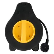 Extensão elétrica com 10 m e acessório para enrolar o cabo