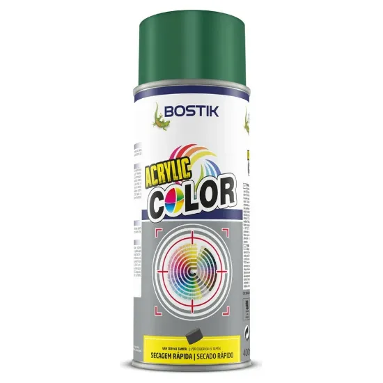 Tinta spray da marca BOSTIK RAL 6029 Verde Menta