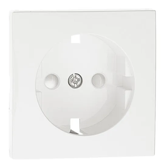 Centro de tomada com obturador da séri Logus 90 da EFAPEL, compatível com espelhos da mesma série e com o mecanismo 21131