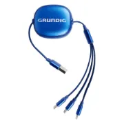 Cabo USB-A - Lightning, USB-C e micro-USB