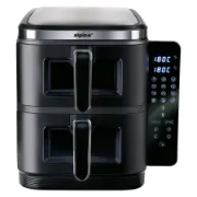 Air fryer ALPINA com dois cestos e painel digital touch screen