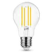 Lâmpada MODEE vintage transparente com filamentos acesos