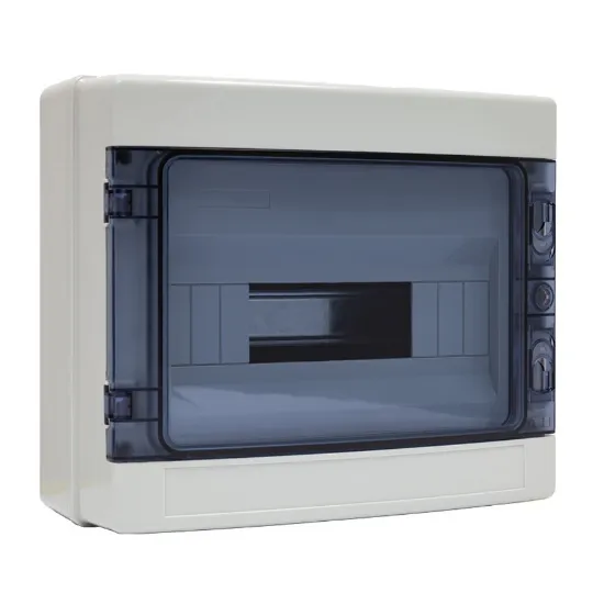 Quadro elétrico estanque saliente de 12 módulos com porta