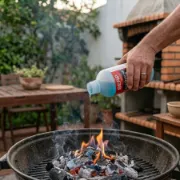 Gel acendalha indicado para churrascos, salamandras e lareiras