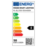 Etiqueta energética classe E da luminária LED MODEE
