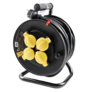 Enrolador de 25 metros da TECHNIK com cabo de borracha