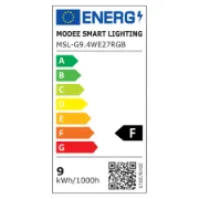 Etiqueta energética classe F da Lâmpada MODEE RBG