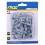 Pack de 60 buchas plásticas de fixação da KINZO
