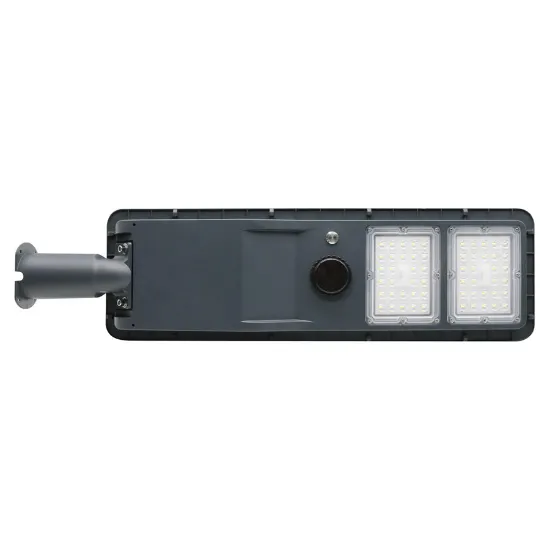 Candeeiro solar LED de rua MODEE Premium Line 120W 2400 lúmens com painel solar e comando.