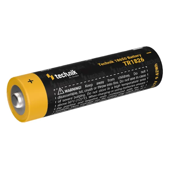 Pilha TECHNIK recarregável 18650 3.7V 2600mAh