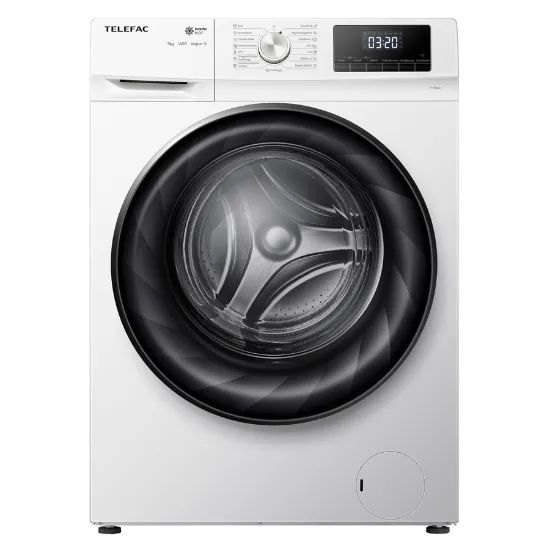 Máquina de lavar roupa TELEFAC 9Kg 1400RPM branca