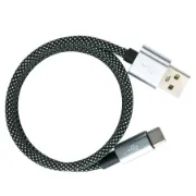 Cabo GRUNDIG USB-A - USB-C 1 metro tecido magnético
