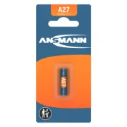 Pilha especial alcalina ANSMANN A27 de 12V referência 1516-0001 em embalagem blister individual