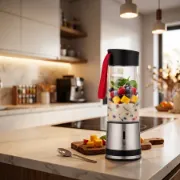 Liquidificadora portátil ideal para batidos e smoothies.