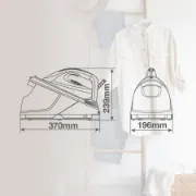 Dimensões do ferro com caldeira da VÄLINE modelo Tatarli