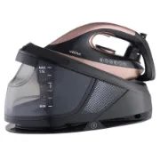 Ferro com caldeira VÄLINE Tatarli de 2400W com 6 bares de pressão em dourado e preto.