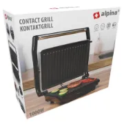 Packaging da tostadeira e grelhador ALPINA 1000W