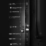 Entradas e saídas disponíveis na Smart TV HISENSE 40A4Q