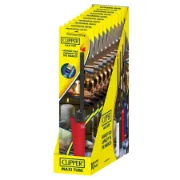Caixa expositora com 10 blisters do isqueiro CLIPPER Maxi Tube